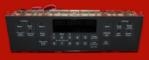 Part # WB27X25361 | 164D8496G167 | GE Oven Control Board (overlay fair - Dark Gray)