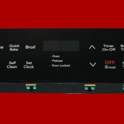 Part # 5304509051 | A03619522 | Frigidaire Oven Control Board (overlay fair - Black)