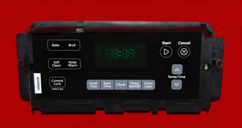 Part # W10803948 | W10349612 Whirlpool Oven Control Board (overlay good - Black)