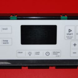 Part # W10348720 - Whirlpool Oven Control Board (used, overlay fair - White)