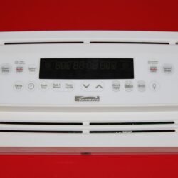 Part # 318343201 | 316443816 | 316443919 Kenmore Oven Control Panel And Boards (used, overlay - Bisque)