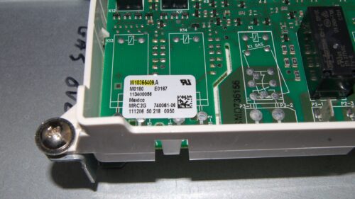 Whirlpool Gas Oven Control Panel/Board W10321798 | W10365409 | OEM Used Tested (overlay good - Black)