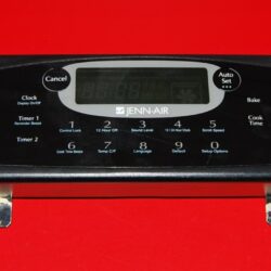 Part # 74005701 | 74009321 Jenn-Air Oven Control Panel And Board (used, overlay fair - Black)