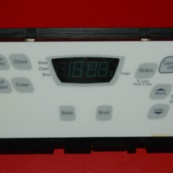 Part # W10173506 - Whirlpool Oven Control Board (used, overlay fair - White)