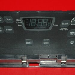 Part # W10363664 - Whirlpool Oven Control Board (used, overlay good - Black)