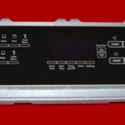 Part # W10321798 | W10365409 | Whirlpool Gas Oven Control Panel And Board (overlay good - Black)