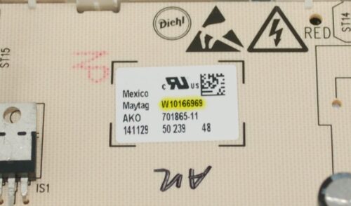 Part # WPW10166969 | W10166969 | Maytag Gas Oven Control Board (overlay fair - White)