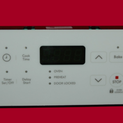 Part # 316557230 Kenmore Gas Oven Control Board (used, overlay good - Bisque)