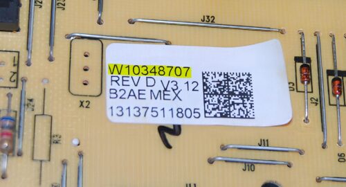Part # WPW10586736 | W10348707 | Whirlpool Oven Control Board (overlay good - Black)