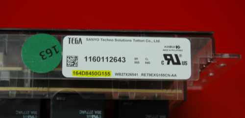 Part # 164D8450G155 - $GE Oven Control Board (used, overlay good - Gray)