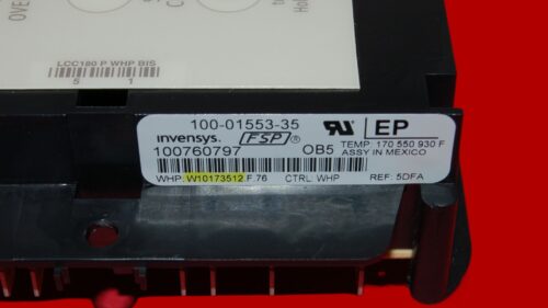 Whirlpool Oven Control Board W10173512 | WPW10173512 OEM Used Tested (overlay fair Bisque)