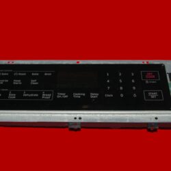 Samsung Gas Oven Touch Panel And Control Board DG34-00027D | DG92-01107A | OEM Used Tested (overlay fair - Black)