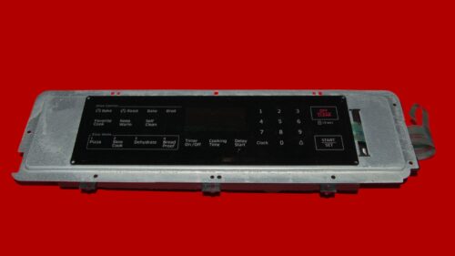 Samsung Gas Oven Touch Panel And Control Board DG34-00027D | DG92-01107A | OEM Used Tested (overlay fair - Black)