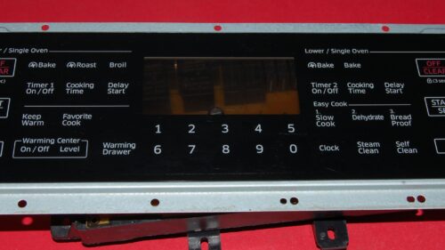 Part # DE92-03960J | DE92-02439L | Samsung Oven Switch Membrane And Main Board (overlay fair - Black)