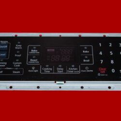 Part # DG34-00011A | DE92-03045A | OAS-AG3-00 Samsung Switch Membrane And Oven Control Board (overlay fair - Black)