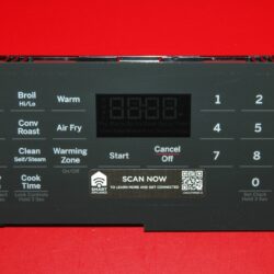 Part # 191D9860G003 - GE Oven Control Board (used, overlay good - Black)