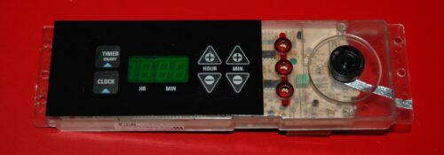 Part # 164D3143G001 - GE Oven Control Board (used, overlay fair - Black)