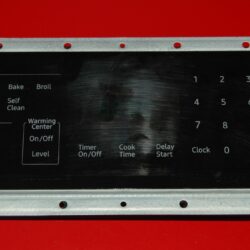 Part # DG34-00043B | DE92-03761K Samsung Oven Switch Membrane And Board (overlay fair - Black)