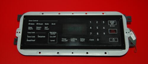 Part # DG34-00043A | DE94-03926B - Samsung Oven Control Board (used, overlay poor - Black)