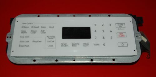 Part # DG34-00044A | DE94-03926B Samsung Oven Switch Membrane And Board (used, overlay fair - White)