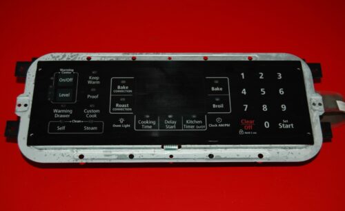 Part # DE41-00376A | OAS-AG3-00 - $Samsung Switch Membrane And Oven Control Board (used, overlay fair - Black)