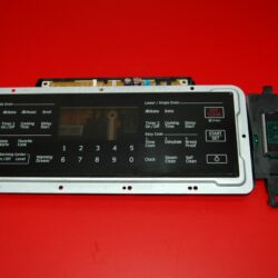 Part # DE92-02439L | DE92-03773A - $Samsung Oven Control Board Display And Main Board (used, overlay fair - Black)