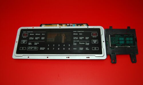Part # DE92-02439L | DE92-03773A - $Samsung Oven Control Board Display And Main Board (used, overlay fair - Black)