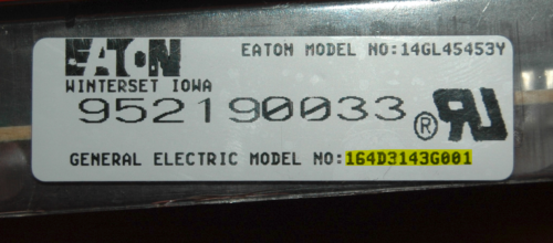 Part # 164D3143G001 - GE Oven Control Board (used, overlay fair - Black)