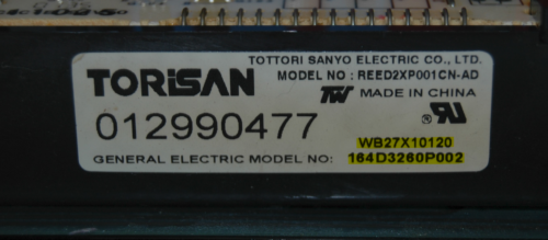 Part # WB27X10120 | 164D3260P002 - GE Oven Control Board (used, overlay fair - Black)