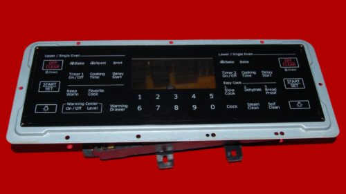 Part # DE92-03960J | DE92-02439L | Samsung Oven Switch Membrane And Main Board (overlay fair - Black)