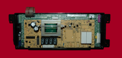 art # 316462803 - Frigidaire Gas Oven Control Board (used, overlay good - Black - Broken Tab)