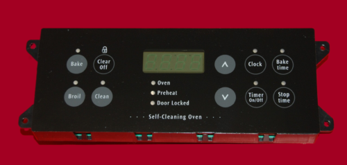 Part # 316222907 - Frigidaire Oven Control Board (used, overlay near mint - Black)