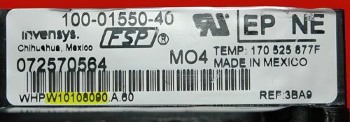 Part # W10840298 | W10108090 | Whirlpool Oven Control Board (overlay fair - White)