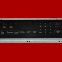 Part # DG92-01107A - $Samsung Oven Touch Panel And Control Board (used, overlay fair - Black)