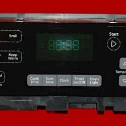 Part # W10813969 | W10348617 | Whirlpool Oven Control Board (overlay good - Black)