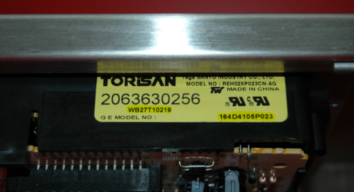 Part # WB36T10215 | WB27T10211 - $GE Oven Touchpad Panel And Control Board (used, overlay very good - Black)