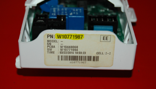 Part # W10771987 - $Whirlpool Dryer Main Control Board (used)
