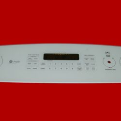 GE Oven Control Panel and Control Board WB29T10032 | WB27T10484 | OEM Used Tested (overlay good - Bisque)