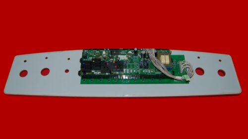 GE Oven Control Panel and Control Board WB29T10032 | WB27T10484 | OEM Used Tested (overlay good - Bisque)