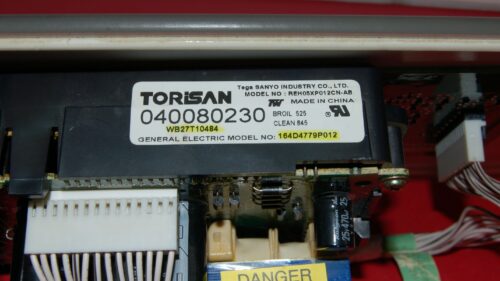 GE Oven Control Panel and Control Board WB29T10032 | WB27T10484 | OEM Used Tested (overlay good - Bisque)