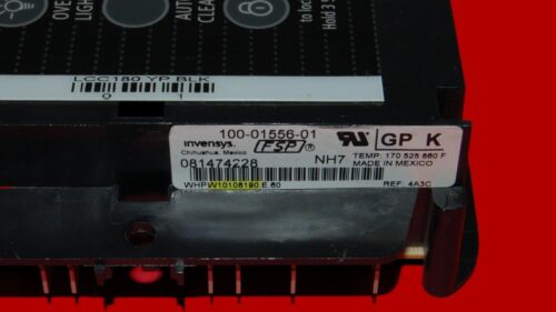 Part # WPW10108190 | W10108190 | Whirlpool Gas Oven Control Board (overlay fair - Black)