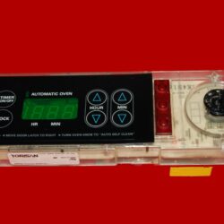 GE Oven Control Board 164D3147G040 | WB27X10311 | OEM Used Tested (overlay fair - Black)