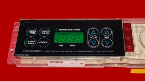 GE Oven Control Board 164D3147G040 | WB27X10311 | OEM Used Tested (overlay fair - Black)