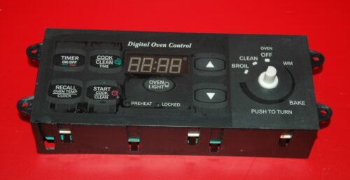 Part # 77001200 | 31924401 - Amana Oven Control Board (used, overlay fair - Black)