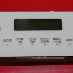Part # WB27T10083 | 191D1001P005 - GE Gas Oven Control Board (used, overlay good - Almond)