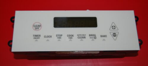 Part # WB27T10083 | 191D1001P005 - GE Gas Oven Control Board (used, overlay good - Almond)