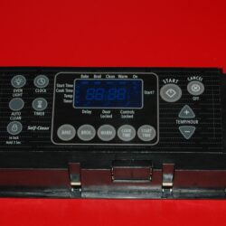 Part # W10108190 - $Whirlpool Gas Oven Control Board (used, overlay fair - Black)