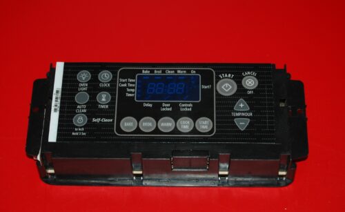 Part # W10108190 - $Whirlpool Gas Oven Control Board (used, overlay fair - Black)