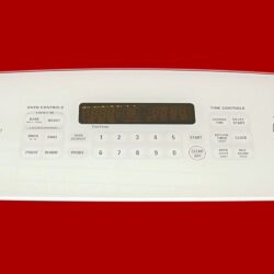 Part # WB29T10032 | WB27T10484 - $GE Oven Panel And Control Board (used, overlay good - Bisque)