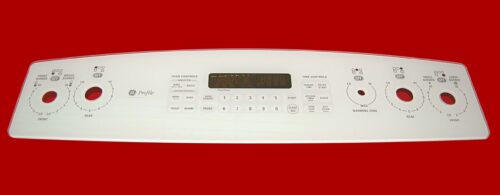 Part # WB29T10032 | WB27T10484 - $GE Oven Panel And Control Board (used, overlay good - Bisque)